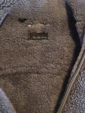 Saks Fifth Avenue COLLECTION Shearling Moto Bomber Jacket